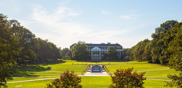 The Mckeldin Mall on a partially clear day